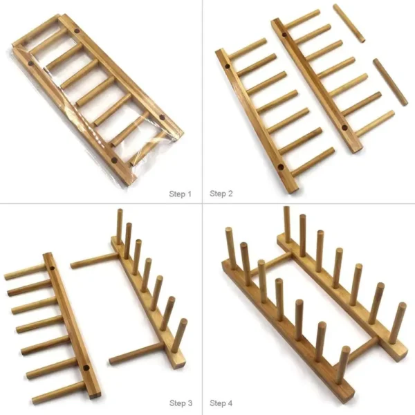 Bamboo Pegged Drying Rack
