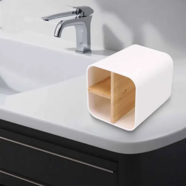Bamboo Toothbrush Holder for Bathroom