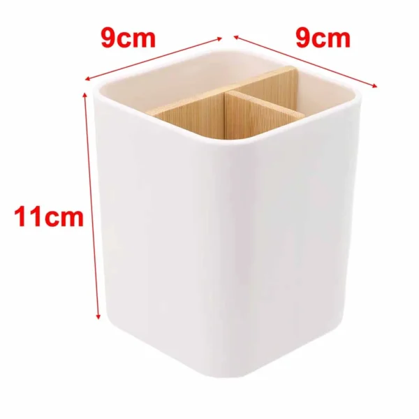 Bamboo Toothbrush Holder for Bathroom