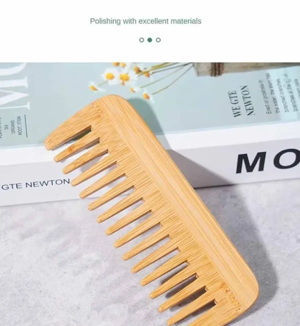 Bamboo Wide Tooth Hair Comb