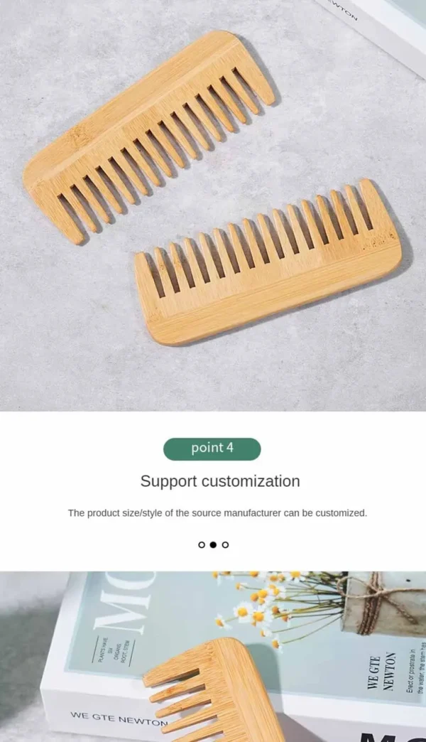 Bamboo Wide Tooth Hair Comb