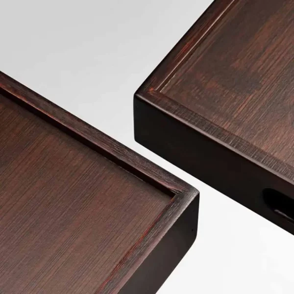 Bamboo Wooden Rectangular Storage Trays1
