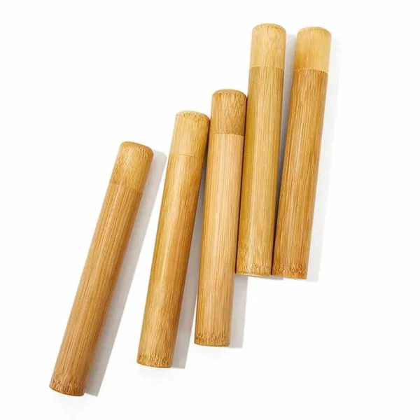 Eco Friendly Bamboo Toothbrush Tube