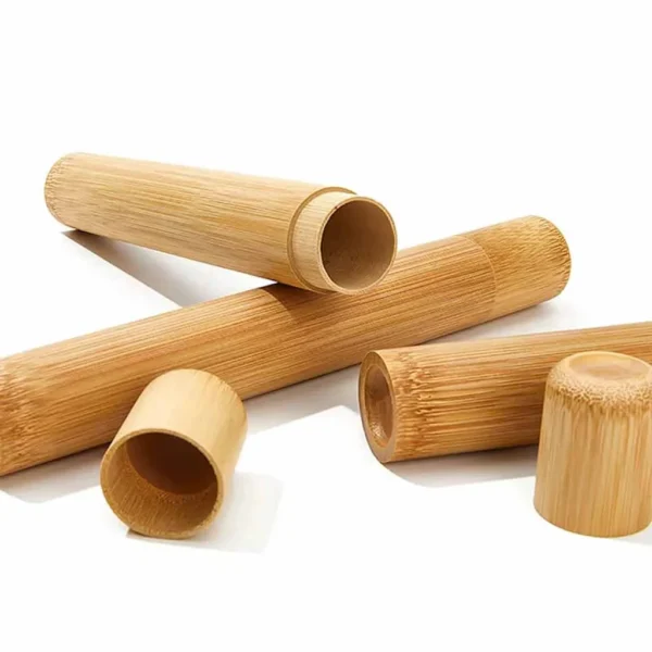 Eco Friendly Bamboo Toothbrush Tube