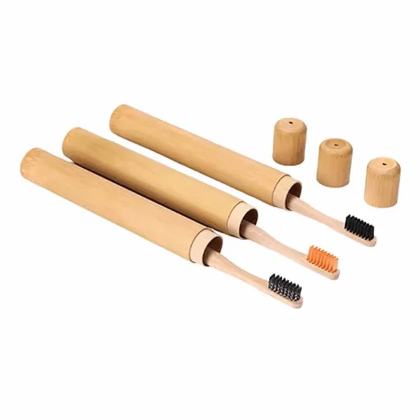 Eco Friendly Bamboo Toothbrush Tube