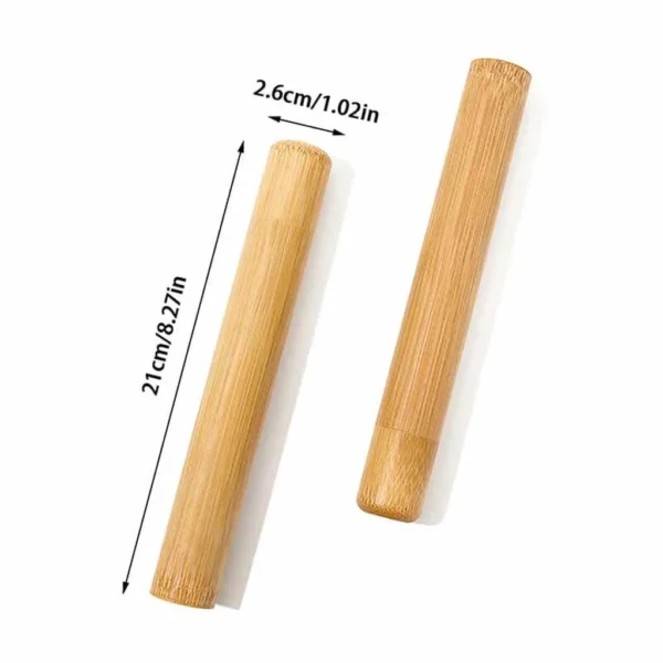 Eco Friendly Bamboo Toothbrush Tube