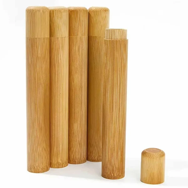 Eco Friendly Bamboo Toothbrush Tube