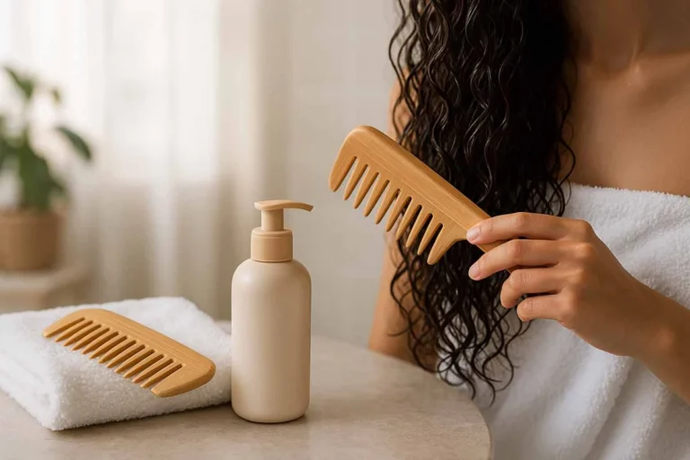 Bamboo Wide Tooth Comb